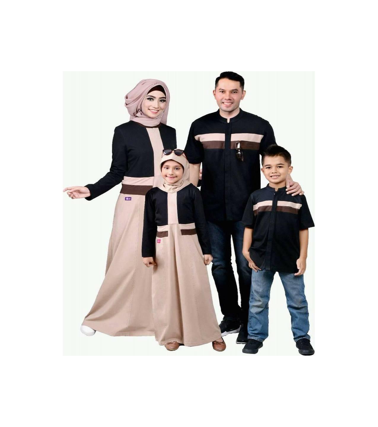 New mutif family series 21 - baju koko dan gamis - sarimbit - couple