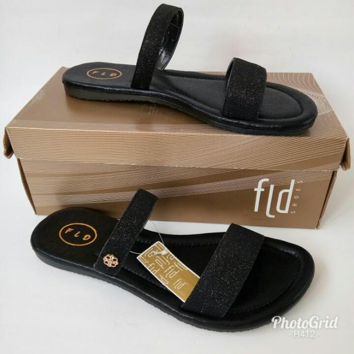 Sandal Wanita Fladeo FLD LDFB1482RVBCK597 ORIGINAL Variasi 37