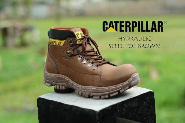 Sepatu Boots pria caterpillar Hidraulik safety shoes caterpilar midle boot sepatu caterpillar sepatu boot caterpillar boot midle hitam coklat tan kerja lapangan tracking gunung casual sneakers touring kerja lapangan safety shoes pria