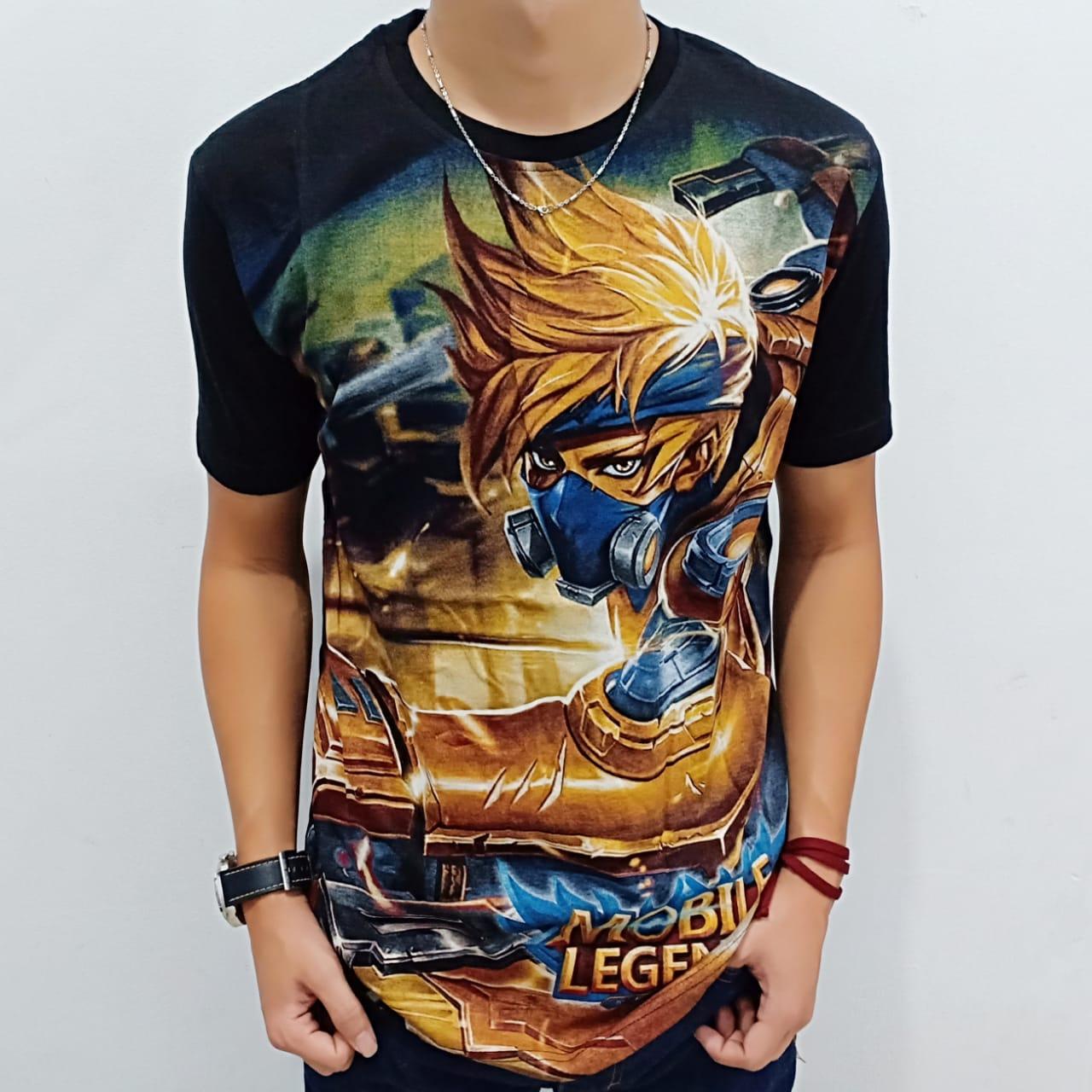 Master Tee - Kaos Pria Kaos Distro T-Shirt Fashion 100% Soft Cotton Combed 30s Pria Wanita Cewe Cowo Baju T-Shirt / Kaos Mobile Legend / 3D Terbaru Baru Kekinian Animasi Gambar Batik Full Printing Kaos Termurah Berkualitas Kaos Disto Premium