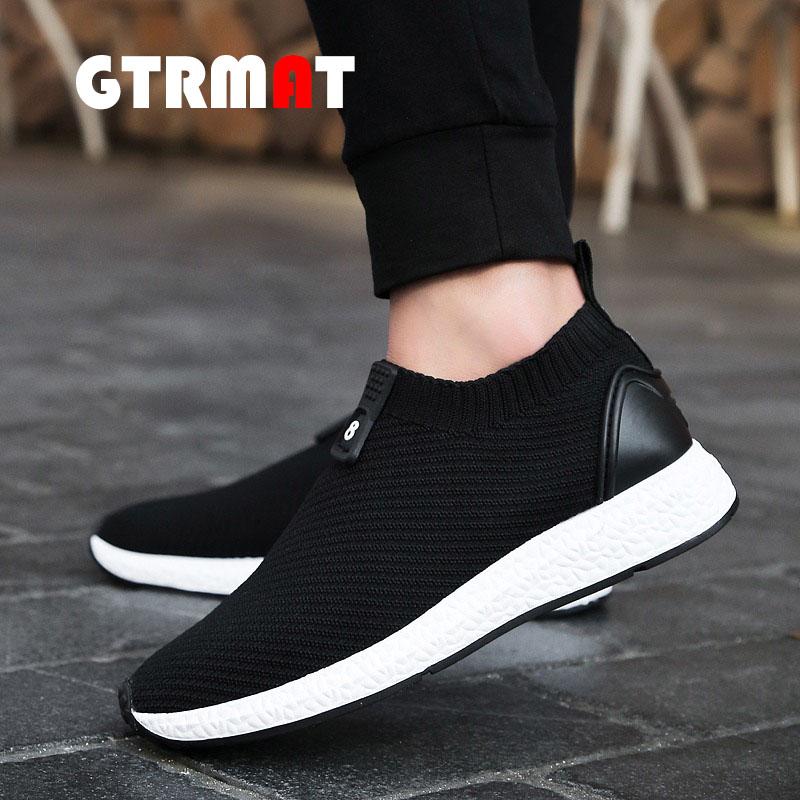 GTRMAT 2018 Mode Baru KAUS Menjalankan Sepatu for Pria Mesh Bernapas Olahraga Sepatu Sneakers Pria English. Cahaya Sepatu Olahraga Sepatu Fashion Pria Sepatu Lari Bernapas