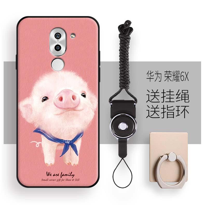 HUAWEI1 Casing HP Aneh tapi Lucu Silikon Hewan Kelinci
