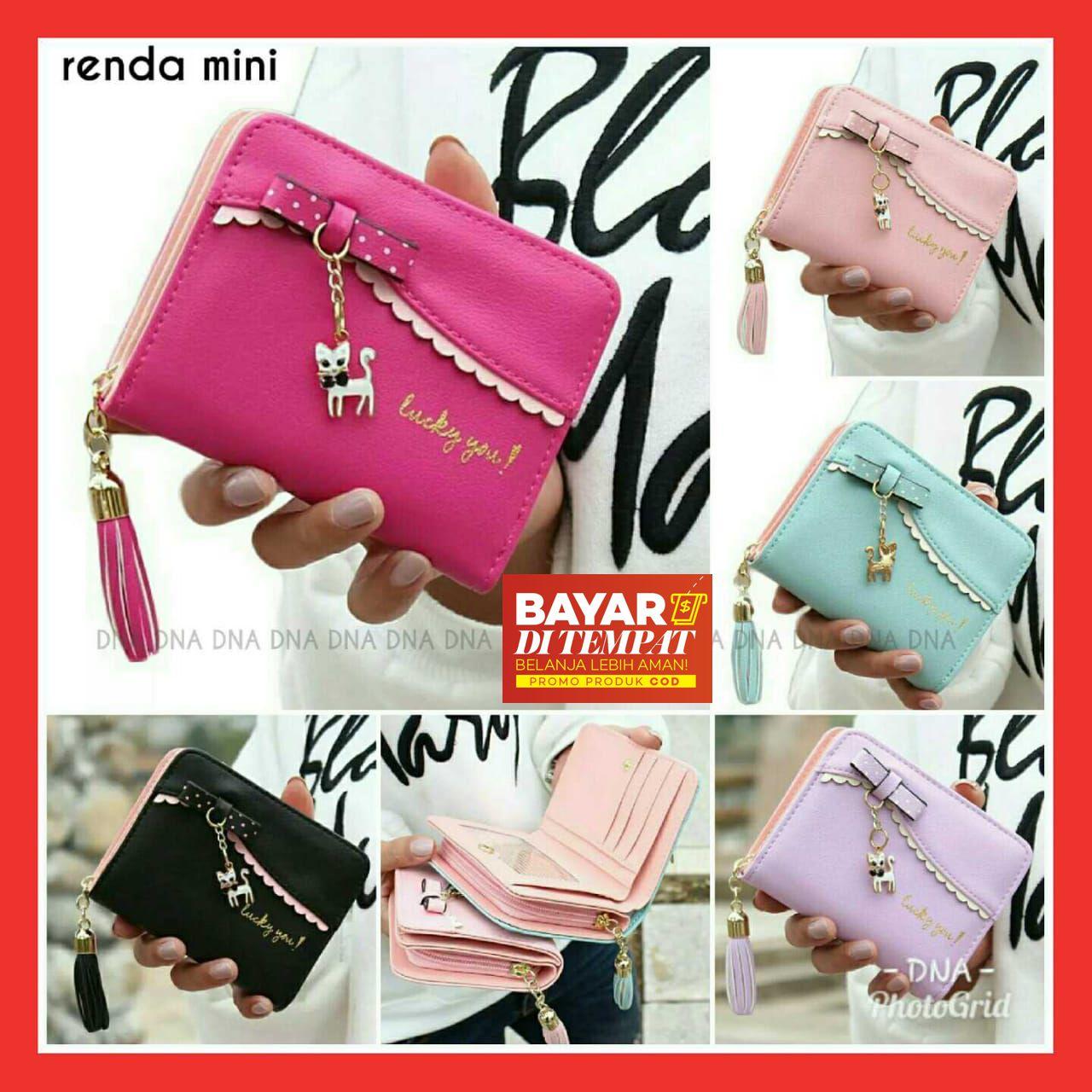 FCS - Dompet Wanita Mini Rumbai Pita