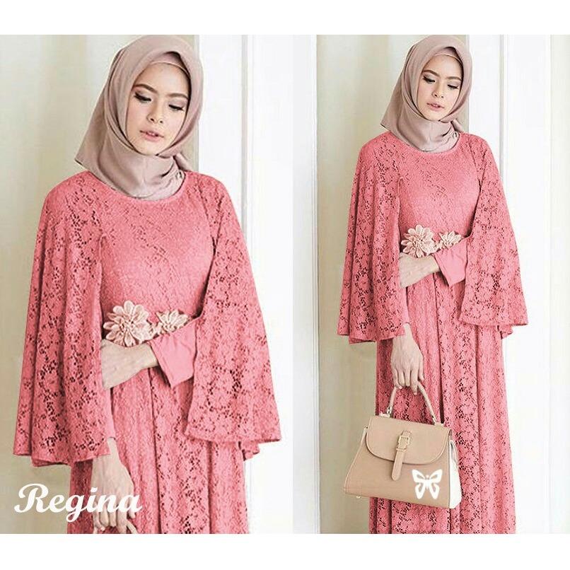 J&C Dress Muslim Regina / Dress Maxi / Maxi Muslim / Setelan Maxi Dress / Dress Muslim / Setelan Busana Muslim / Setelan Baju Muslim / Baju Gamis Wanita / Setelan Muslim / Hijab Fashion / Hijab Style