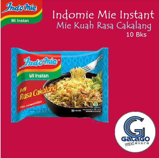 10 Pcs Indomie Kuah Rasa Cakalang Mie Insant Khas Sulawesi Utara