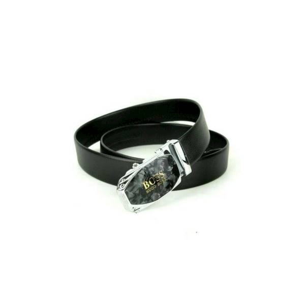 IKAT PINGGANG PRIA IMPORT MODEL REL OTOMATIS HUGO BOSS 11434 HITAM