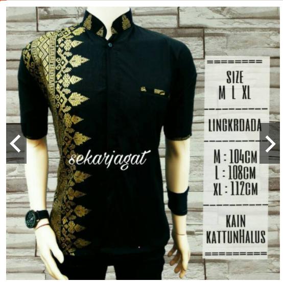 Temukan Fashion Muslim Koko Al Haramain Couple Seri C07 Dewasa Size S/M/L/Xl - Baju Koko Paling