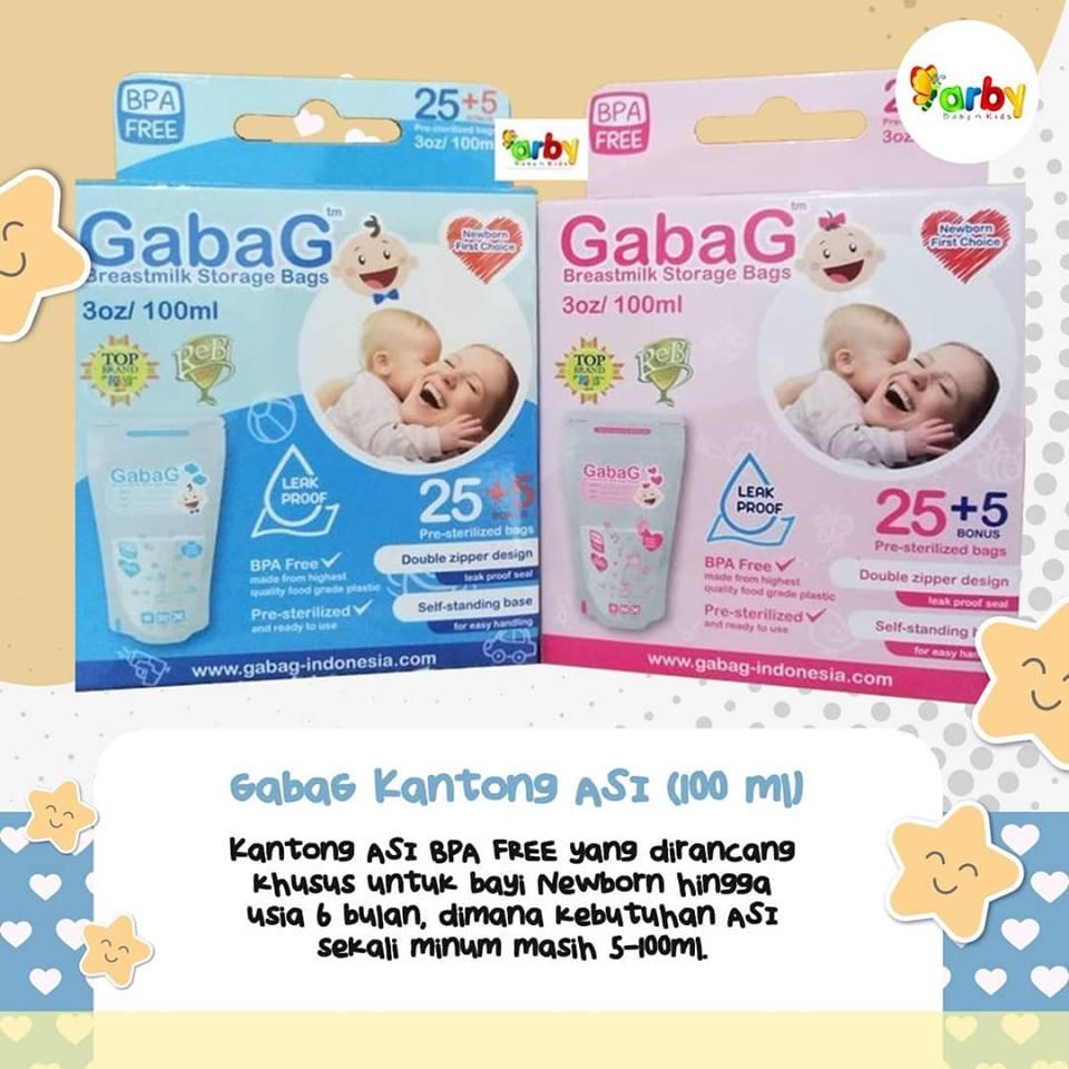 GabaG Kantong ASI 100ml - BPA Free (Breastmilk Storage)