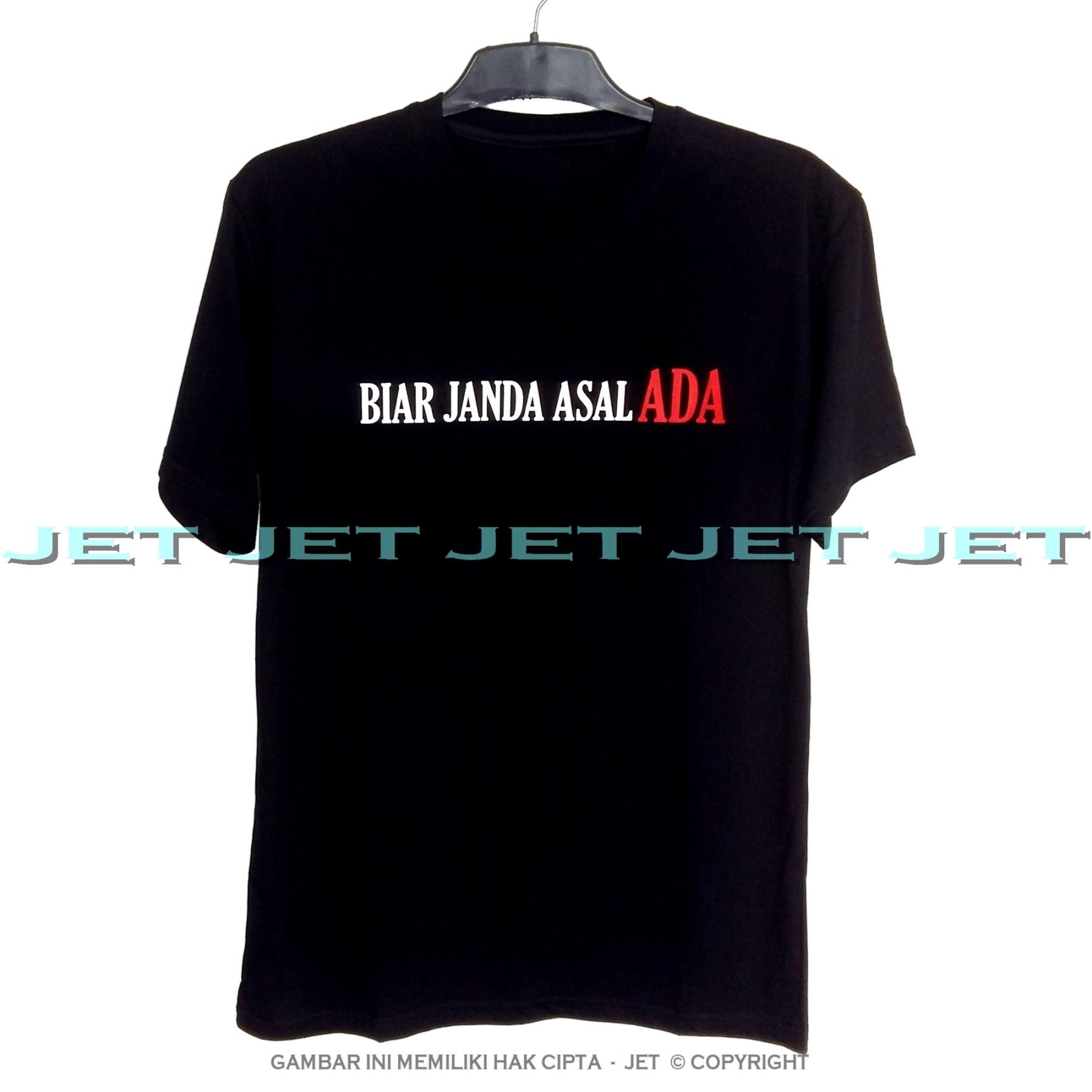 JeT - Black T-Shirt Premium Cotton Combed Janda