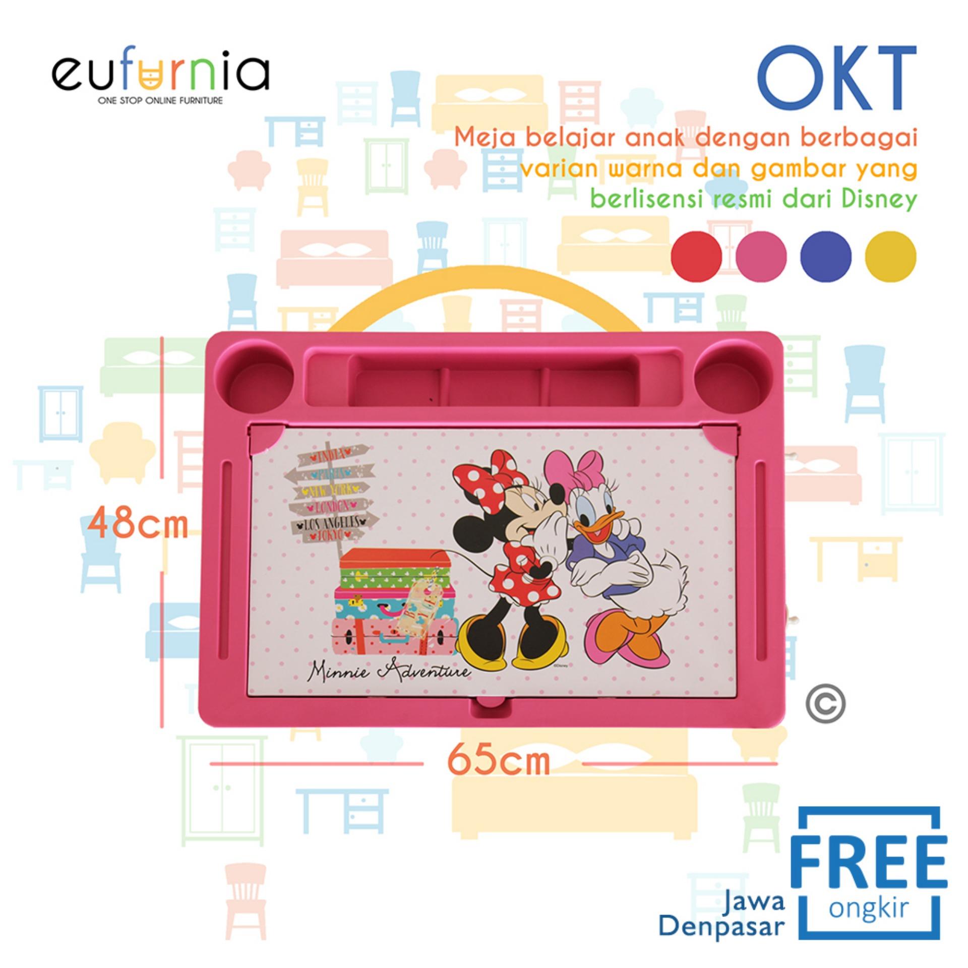 Meja Anak Karakter Eufurnia Olymplast Kids Table OKT / Pink / 100% FREE ONGKIR JAWA DENPASAR
