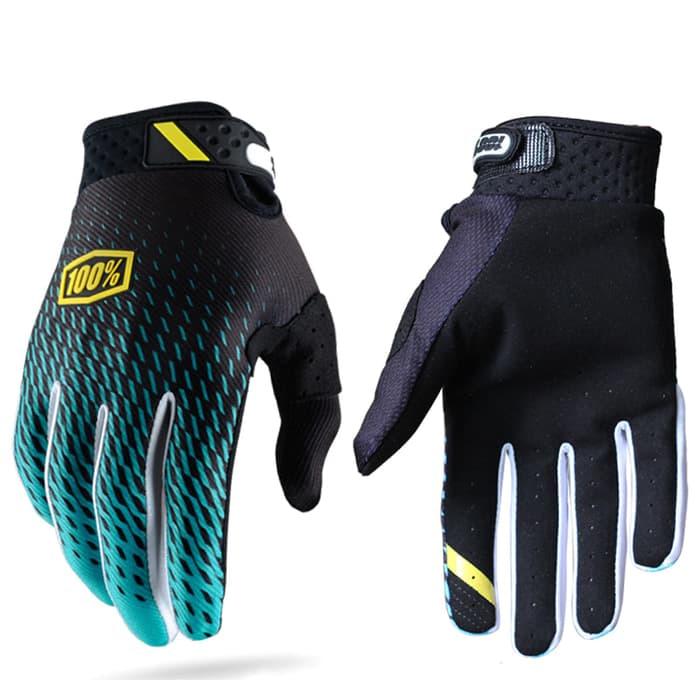 BEST SELLER!!! sarung tangan 100% biru / glove 100% / sarung tangan cross trail biru - 8ti195