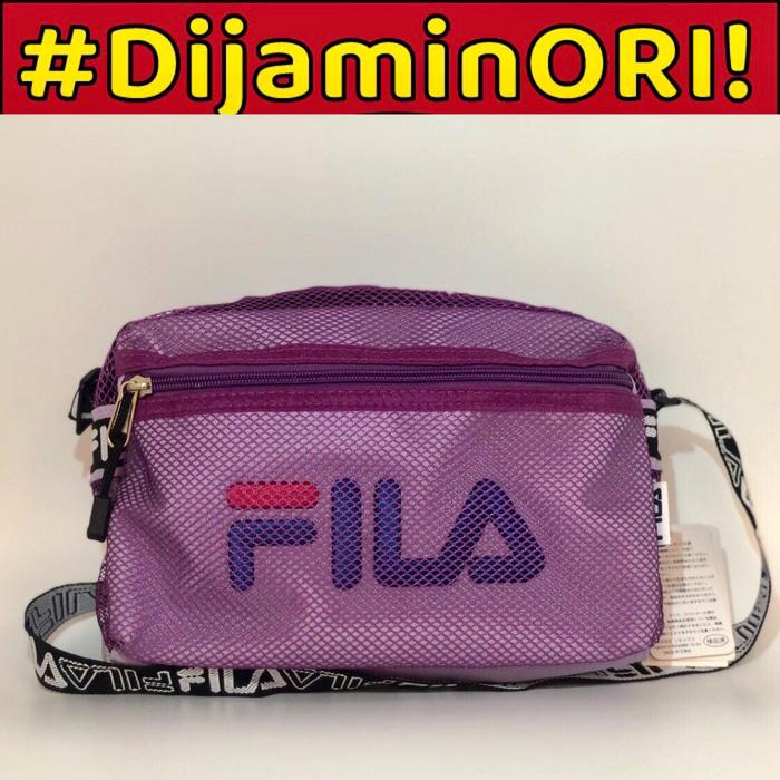 FILA MESH SHOULDER BAG PURPLE ORIGINAL - lxInza