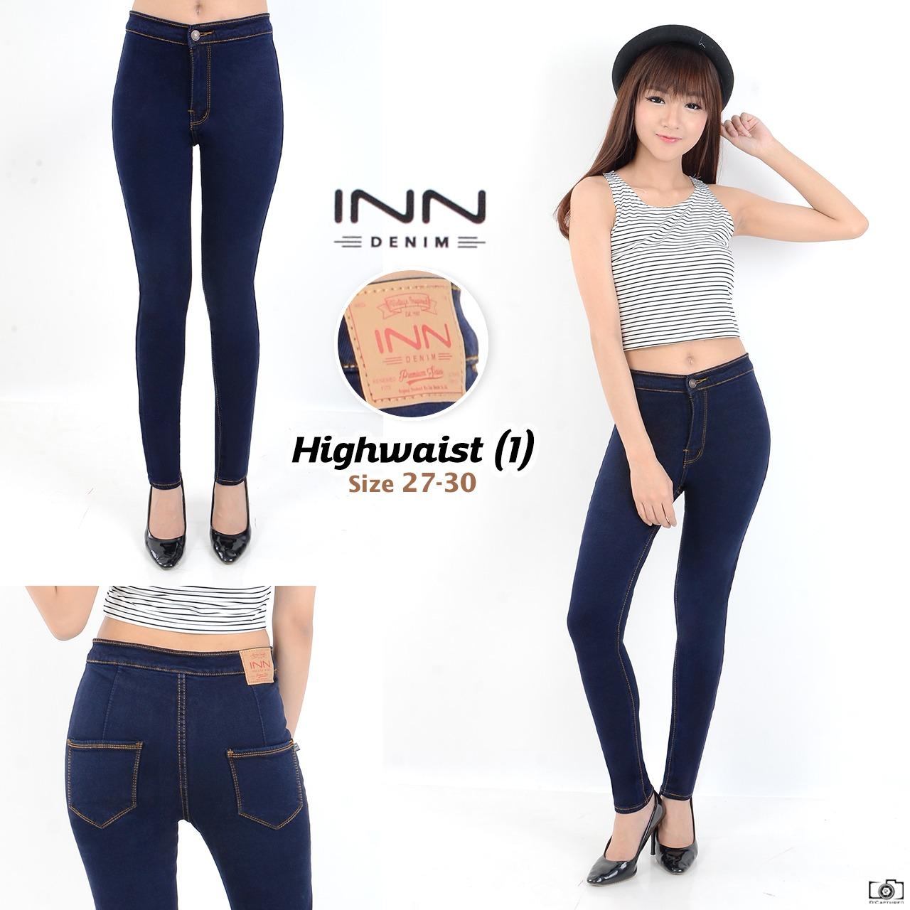 PENAWARAN MURAH Nusantara Jeans Celana Highwaist Jeans Wanita Fashion