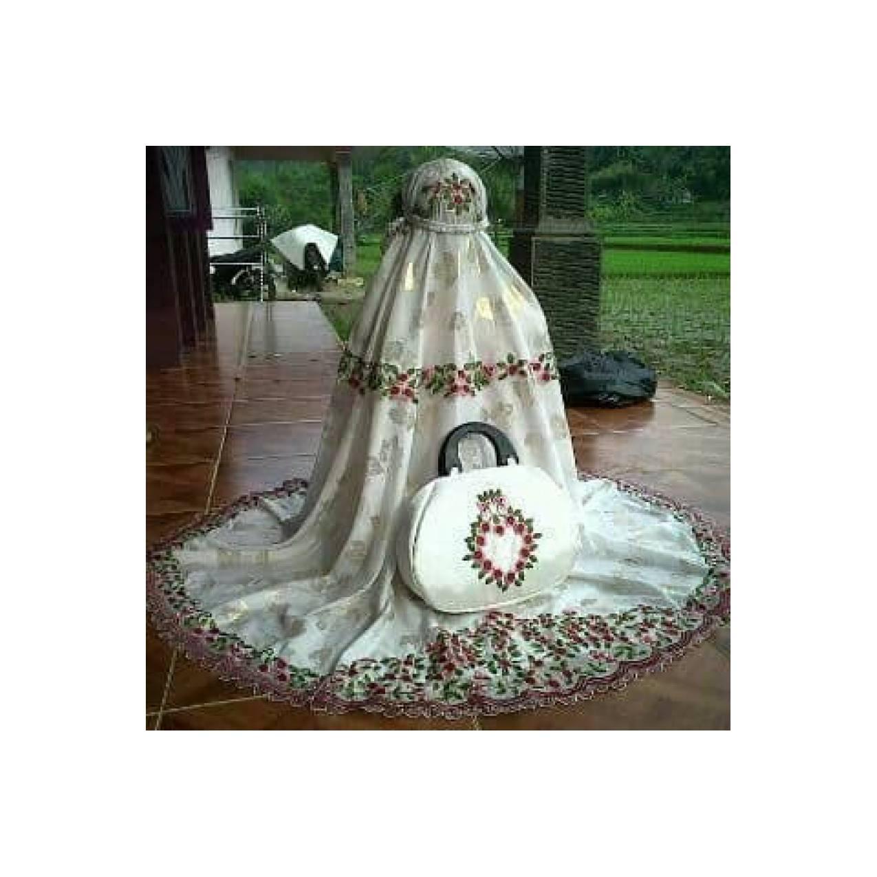 mukena wanita promo sutera foil bordir soraya12131