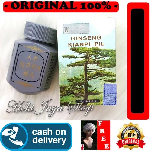 HOKI COD - KIANPI GOLD - KIAN PI EMAS Obat Penggemuk Gemuk Badan Kualitas Super Original + Gratis Shower Cap Putih - Premium