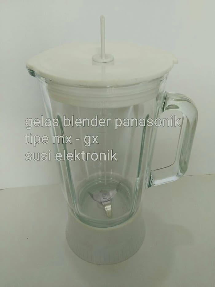 gelas blender set panasonik tipe mx-gx
