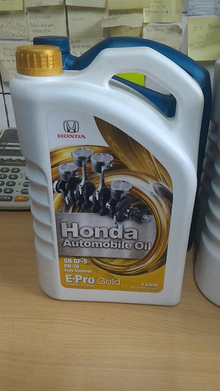 OLI HONDA EPRO GOLD SAE 0W20 GALON 4 LITER / AKSESORIS MOBIL DAN MOTOR / MOBIL / VARIASI MOBIL / BERKUALITAS / VARIASI MOTOR / OTO-A3181