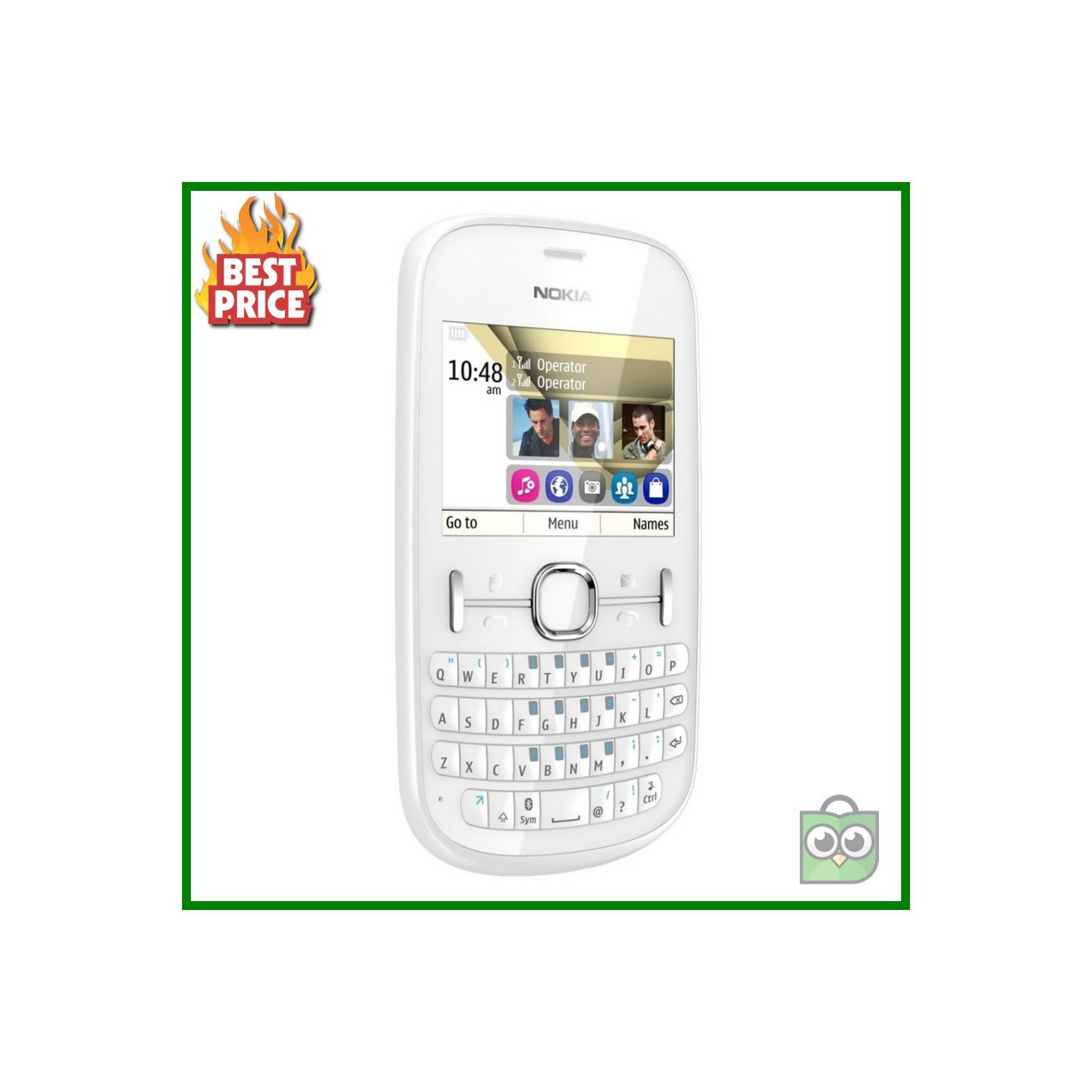 Nokia Asha 201 Putih - HP Jadul Murah - Nokia Jadul Paling Dicari