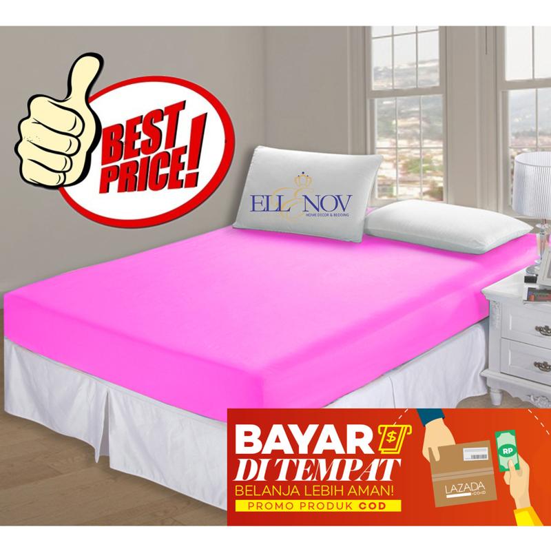 Ellenov Sarung Kasur Waterproof / Anti Air/ Sarung Busa Anti Ompol (Tinggi 30 cm) / Sarung Kasur Anak / Sarung Kasur Polos / Sprei Polos / Sprei Bayi / Sprei anak