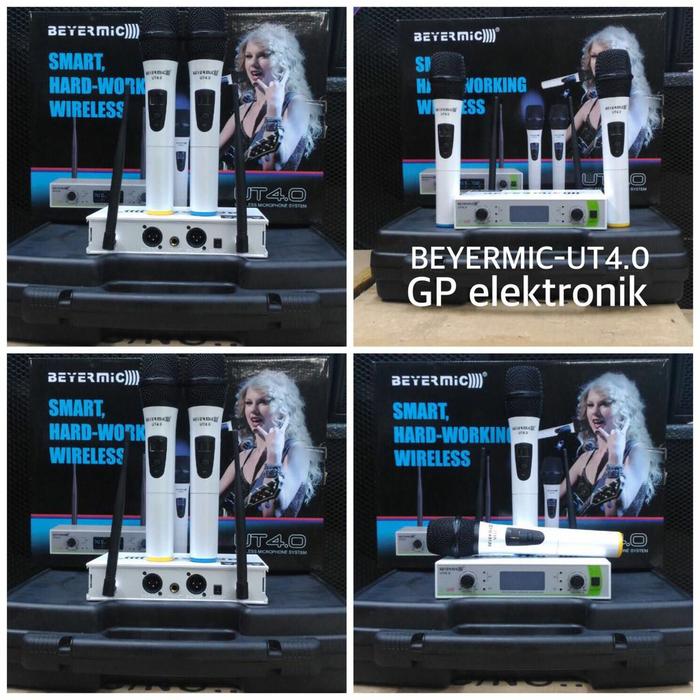 Original mic wireless beyermic UT4.0(warnah putih)