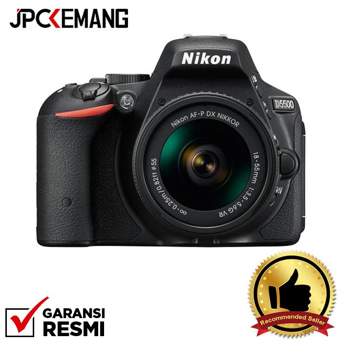 Nikon D5500 Kit with AF-P DX Nikkor 18-55mm F/3.5-5.6G VR jpckemang GARANSI RESMI