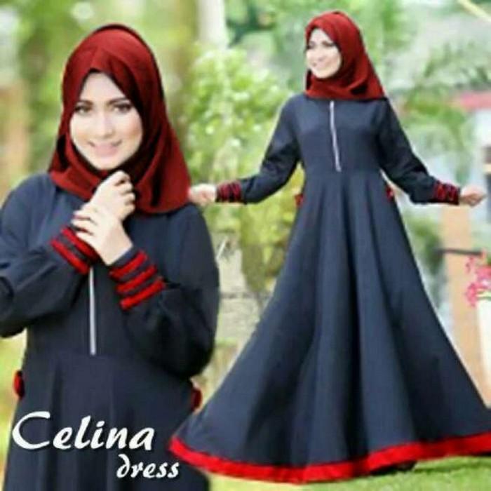Tanah Abang Fashion terbaru termurah dan terlaris Gamis Muslim celina Aer