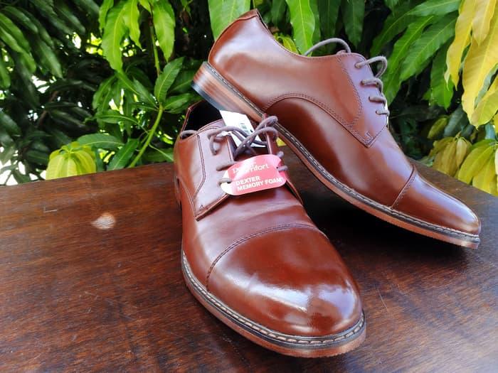 SEPATU PANTOFEL PRIA DEXTER COMFORT ALEX CAPTOE SIZE 43 (10) BROWN - aPgvVg