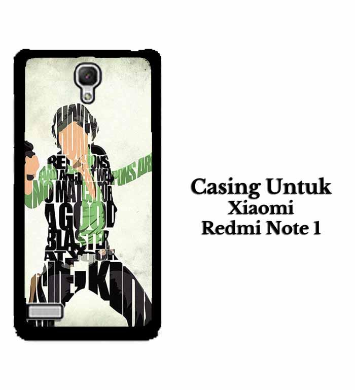 Casing XIAOMI REDMI NOTE 1 Han Solo Typography Hardcase Custom Case Se7enstores
