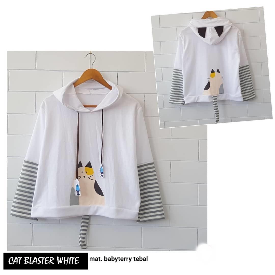 CAT BLASTER ||| loekita ||| grosir jaket sweater baju atasan blouse rajut hijab terbaru kekinian wanita murah