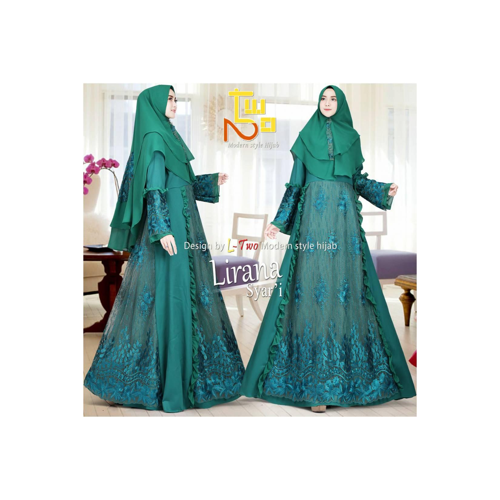 lirana by Ltwo gamis syari mewah terbaru