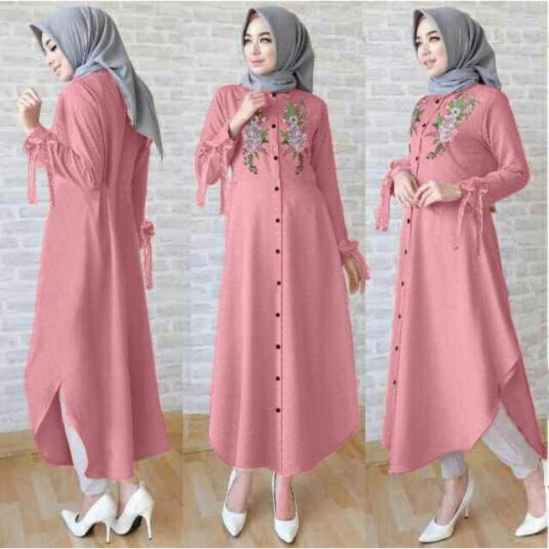 TANAH ABANG- Baju SETELAN atasan dan bawahan / Setelan Blouse/ Kemeja wanita / Long Dress Maxy / Long Dress Wanita / Gaun Panjang/Gaun Wanita / Tunik Wanita / Dress Muslim / Atasan Muslim / Gamis ; Murah; Motif dan Warna Real Photo #Ukuran M, L dan XL