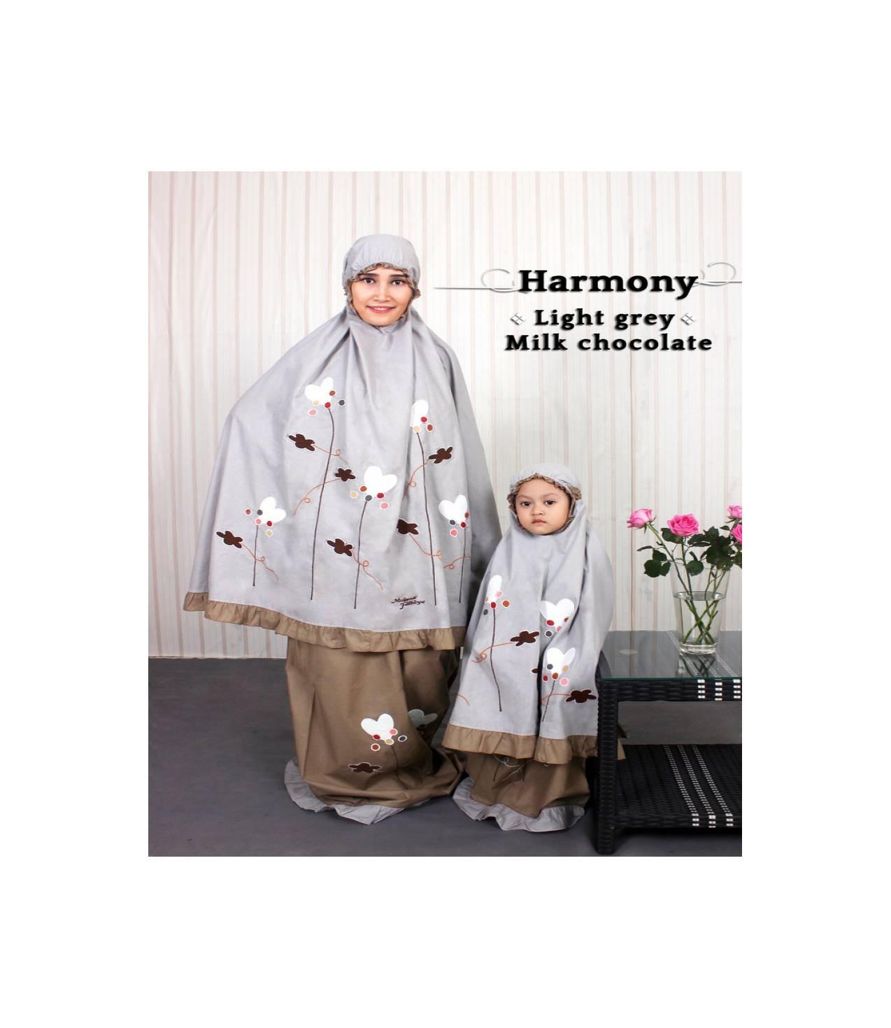 MUKENAH 2018 Mukena Katun Paris Fathiya Couple Ibu dan Anak Alat Solat