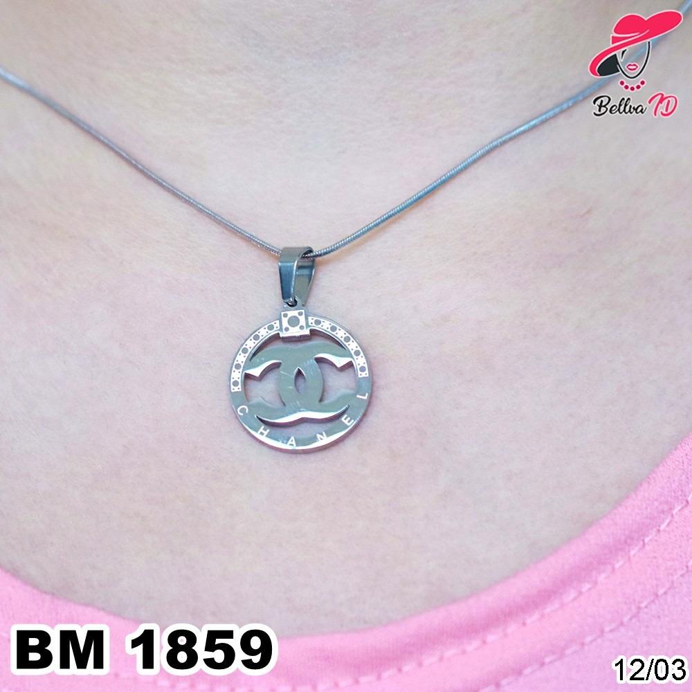 Kalung Chanel Silver M 1859