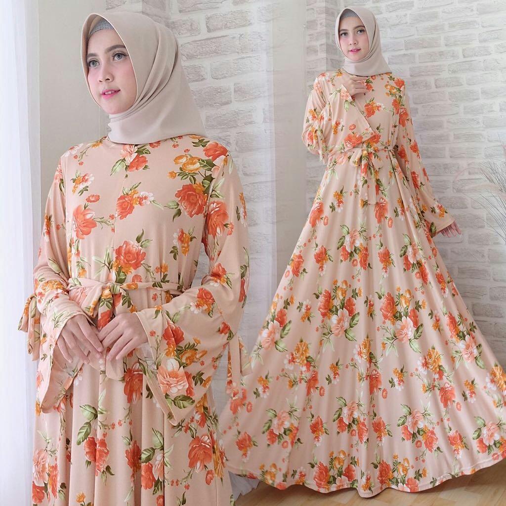 Snowshop Gamis Syari Ivana - Maxi Muslim / Baju Muslim / Stelan Muslim / Dress Muslim / Gaun / Pasmina / Fashion Muslim / Jersey / JUmbo