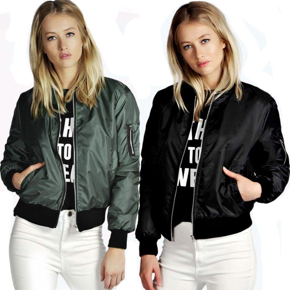 ISHOW Jaket Fashion Wanita Jaket Bomber Jokowi Model Lengan Panjang di lapak Risky jersy 99 rohmat_sahid