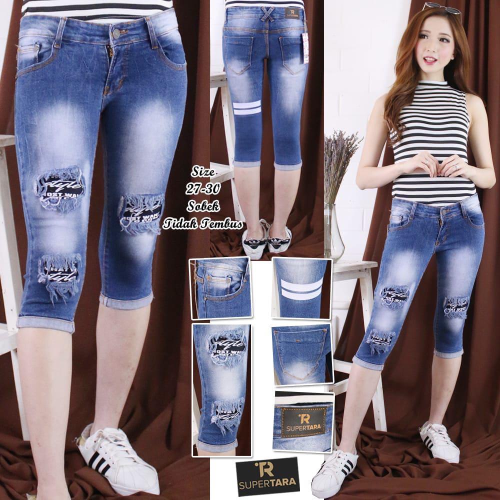 ANK-Celana Jeans Wanita 7/8 Sofjeans TARA  Motif 