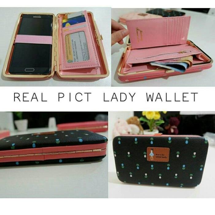 DOMPET LUCU UNIK ADA KARET UNTUK HP LADY WALLET JIMSHONEY - 22wMk7