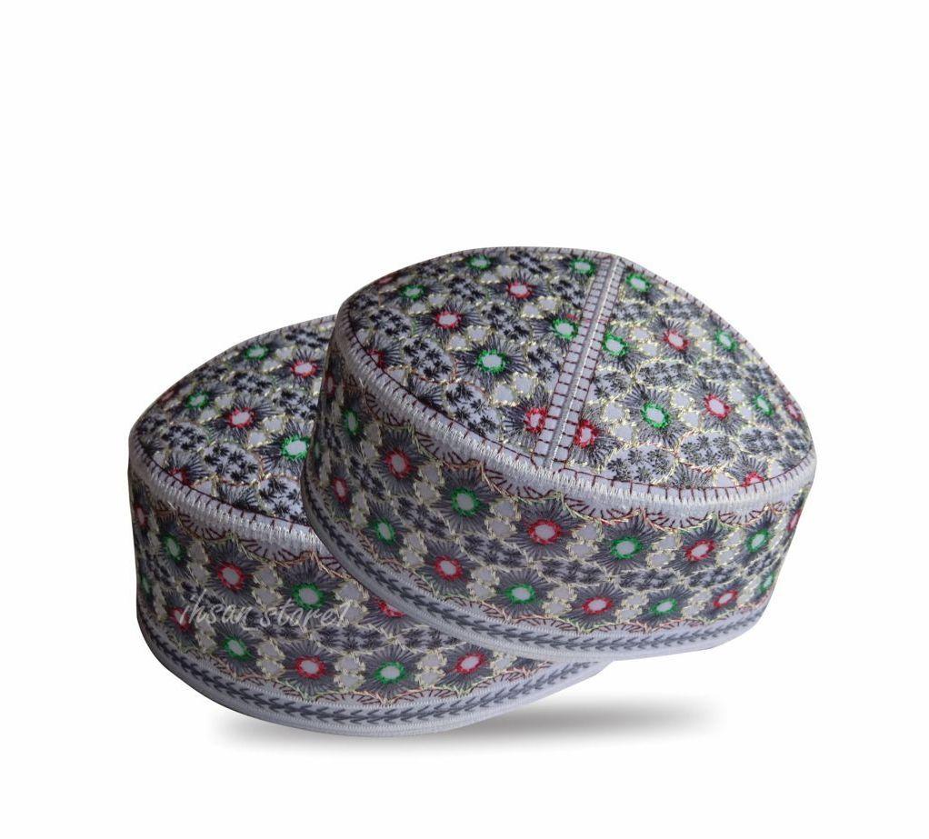 Ihsan Store / pakistan peci ori high qualty/Pakistan kopyah full bordir/koplok/peci/topi/songkok