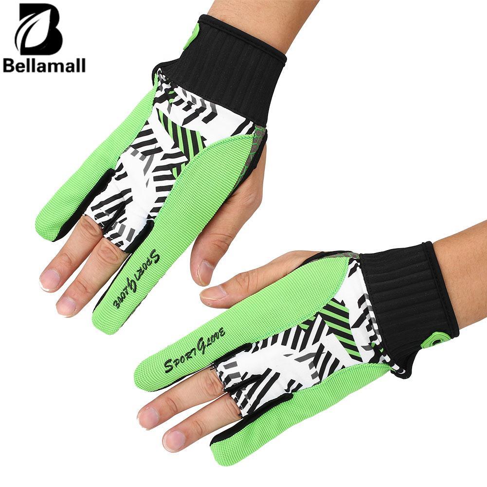 Bellamall Sport Kebugaran Pelindung Semi-jari Bowling Bola Sarung Tangan Nyaman Non-slip-Intl