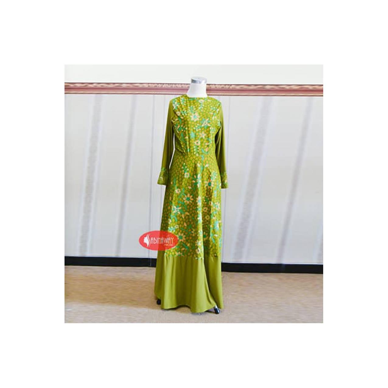 Sabina gamis batik muslim kombinasi Exclusive215
