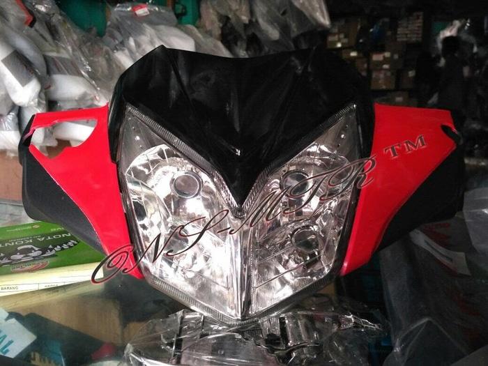 Aksesoris motor nmax/Aksesoris motor vario 150/Aksesoris motor beat/Aksesoris motor vario 125/Aksesoris motor yamaha nmax/Aksesoris motor vixion paket batok lampu supra x 125 new injeksi tahun 2007 - 2012