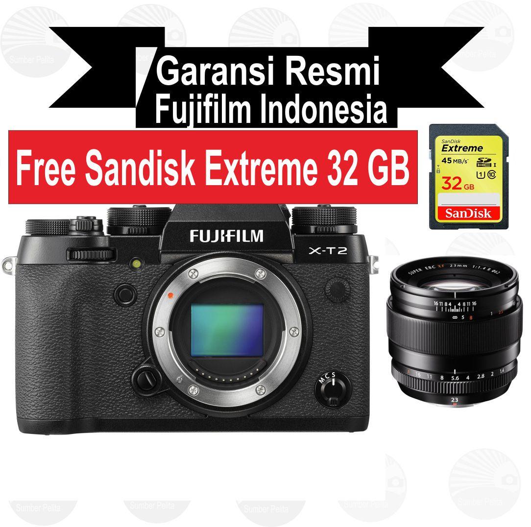 Fujifilm X-T2 Kit XF 23 mm F1.4 Black Kamera Mirrorless