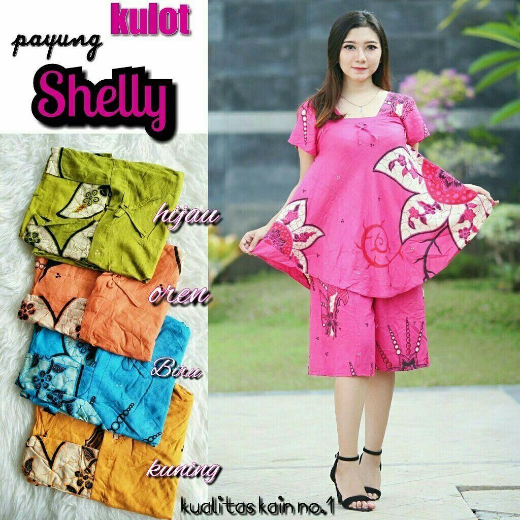 5 pc Setelan Kulot Batik Grosir AA21