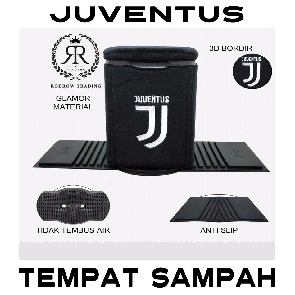 Tempat Sampah Mobil Juventus / Tong Sampah Mobil Motif Juventus / Tempat Sampah Mobil Karakter Klub Bola