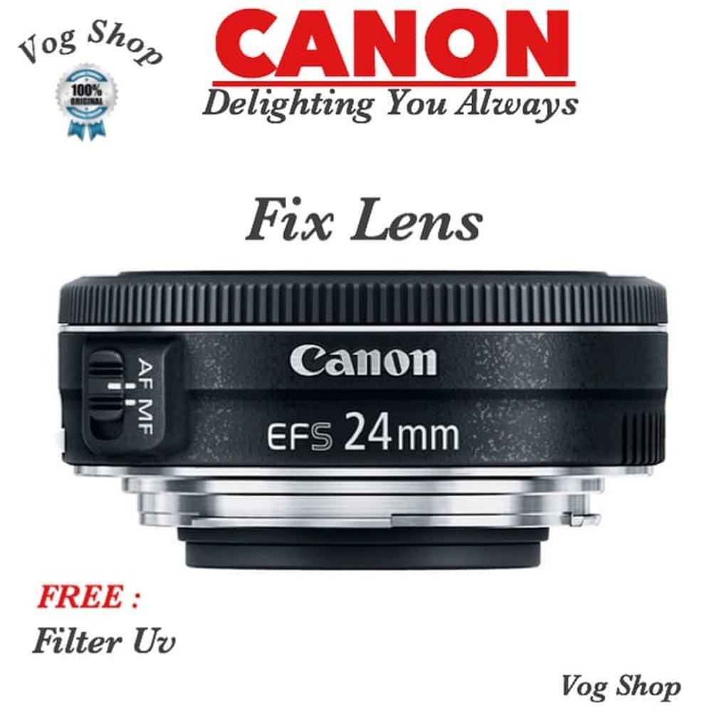 Lensa Fix Canon EFS 24MM F 2.8 STM
