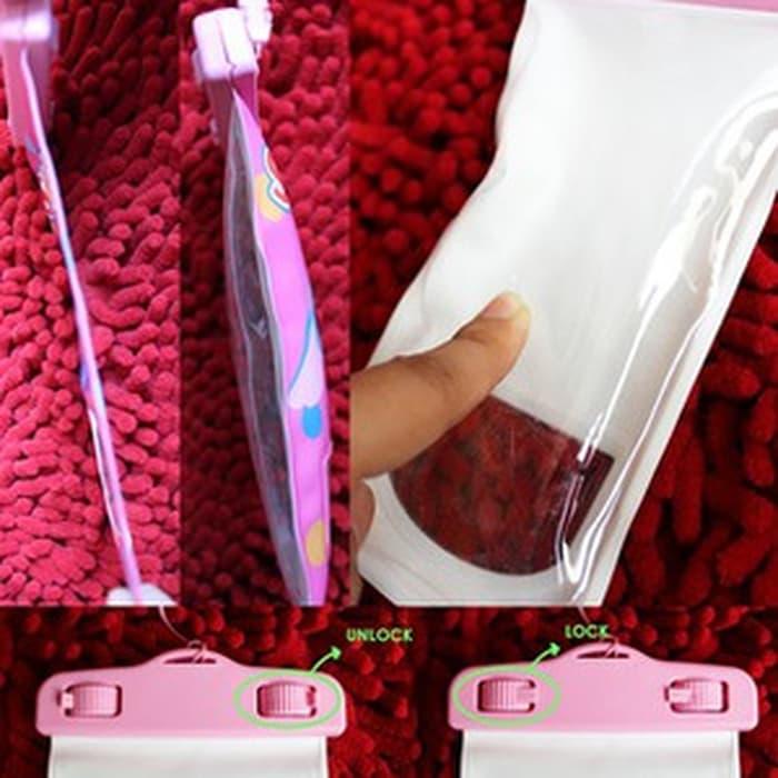 Sarung Waterproof Diving Pouch Cartoon Anti Air HP Murah Surabaya Terbaru
