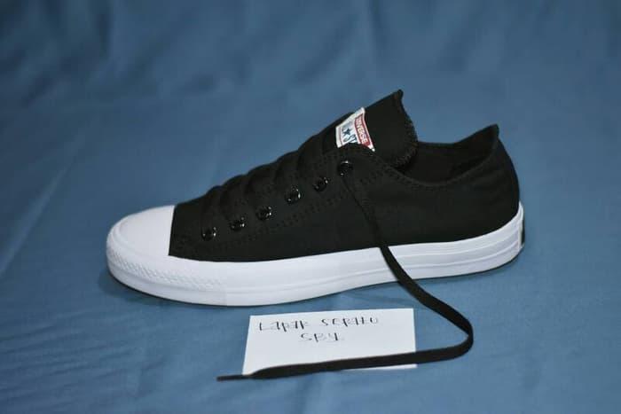 DISKON TERUS !!! Sepatu Converse Chuck Taylor II Komponen Ori / Hitam