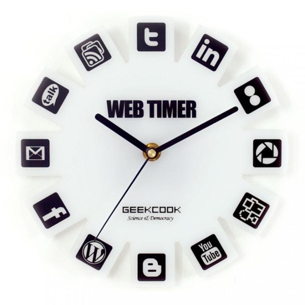 Jam Dinding Shabby Chic Unik Facebook Twitter Path Chrome Youtube