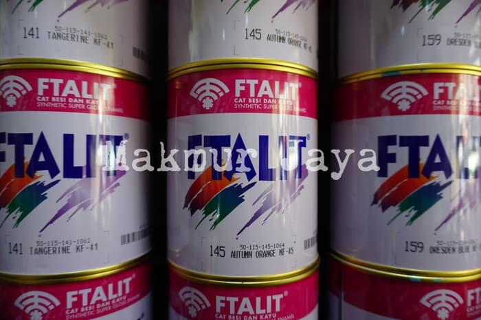 Hot Product!! Ftalit Hitam Cat Besi Kayu 1Kg Black - ready stock