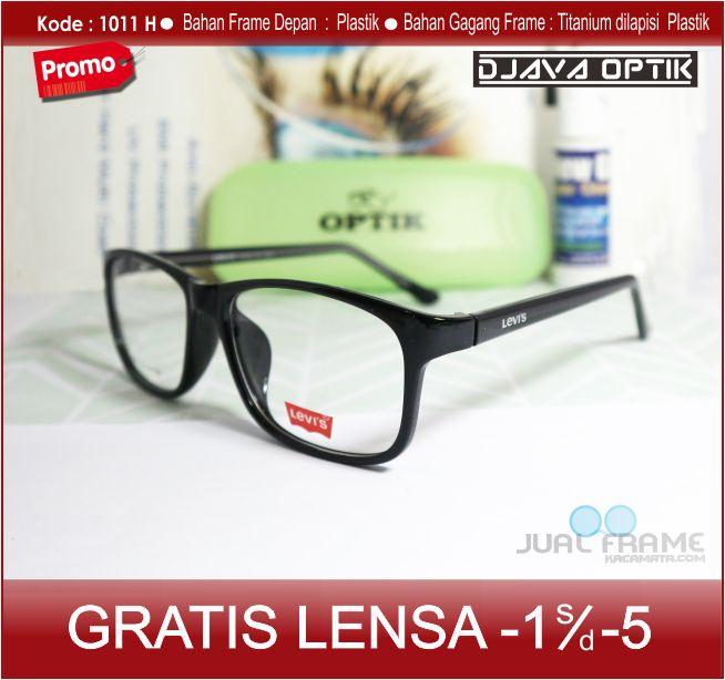 Frame Kacamata Levis 1011 LENSA ANTI RADIASI + lensa minus / plus / cylinder untuk pria dan wanita